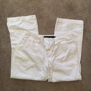 Calvin Klein White Capris